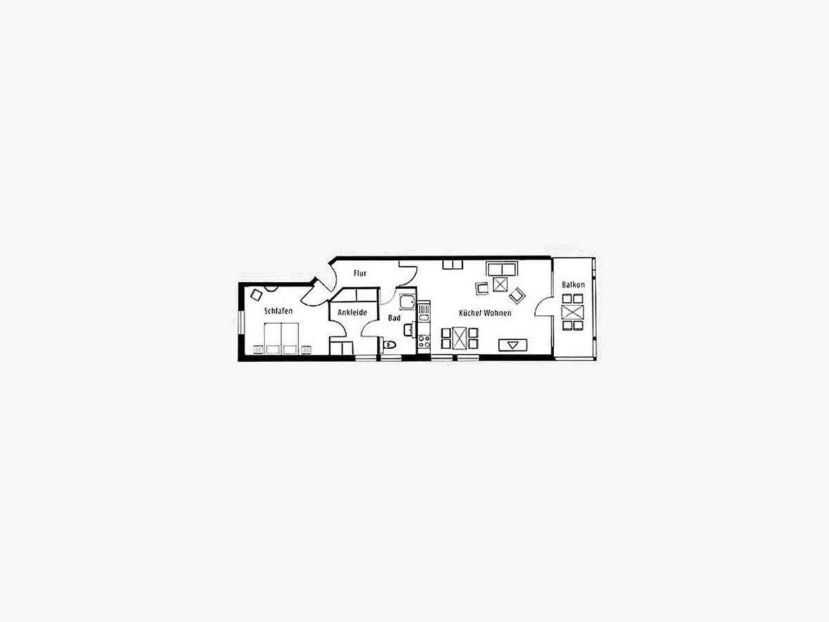 Duenenpark Binz - Komfort Ferienwohnung Mit 1 Schlafzimmer Und Balkon Im Obergeschoss 225 Exterior foto